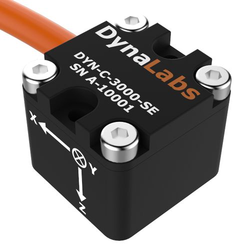 Acelerómetro triaxial - 3000SE series - Dynalabs - capacitivo / MEMS / con TEDS
