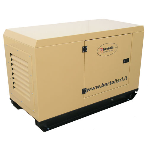 Grupo electrógeno de gas natural - Bertoli - trifásico / estacionario / refrigerado por agua
