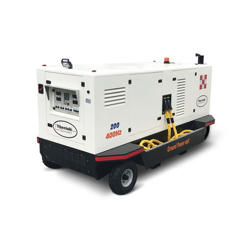 Grupo electrógeno diésel - D-AC140 - Bertoli - trifásico / remolcable / 400 Hz