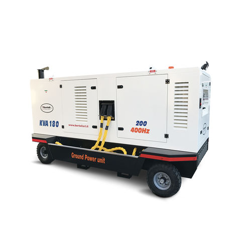 Grupo electrógeno diésel - D-AC180 - Bertoli - trifásico / remolcable / 400 Hz