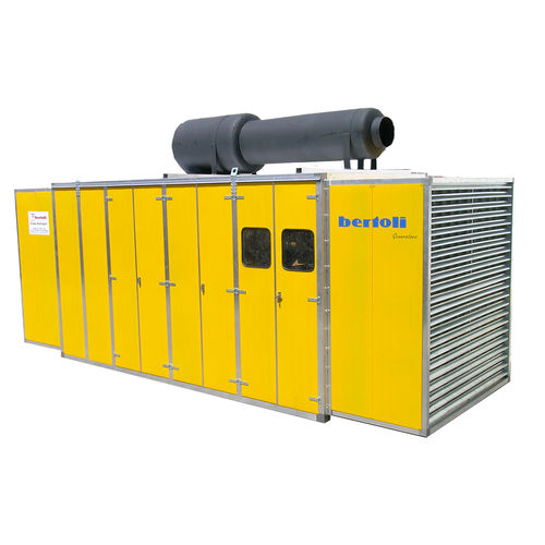 Grupo electrógeno diésel - Bertoli - trifásico / en contenedor / refrigerado por agua