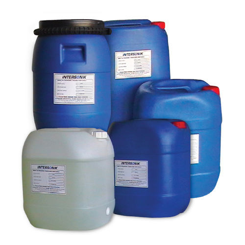 Producto químico de limpieza - INTERSONIK PARTS WASHING MACHINE CORP
