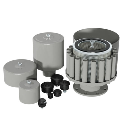 Silenciador para la ventilación - FS series - SOLBERG Filtration - para compresor / para filtro / tubular