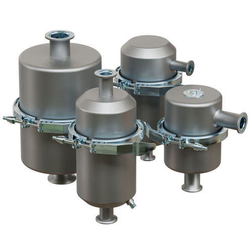 Cárter de filtro de cartucho - VTL series - SOLBERG Filtration - de carbón activado / para productos químicos / de acero inoxidable
