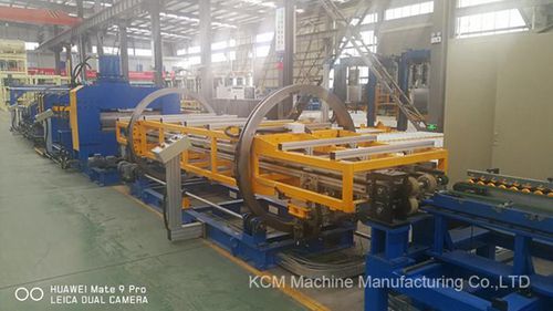 Línea de perfilado para tubos metálicos - KCM Machinery Manufacturing - automática / punzonado
