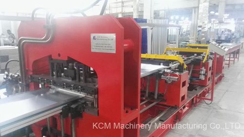 Línea de perfilado para paneles - KCM Machinery Manufacturing - automática / punzonado / con transportador de rodillos