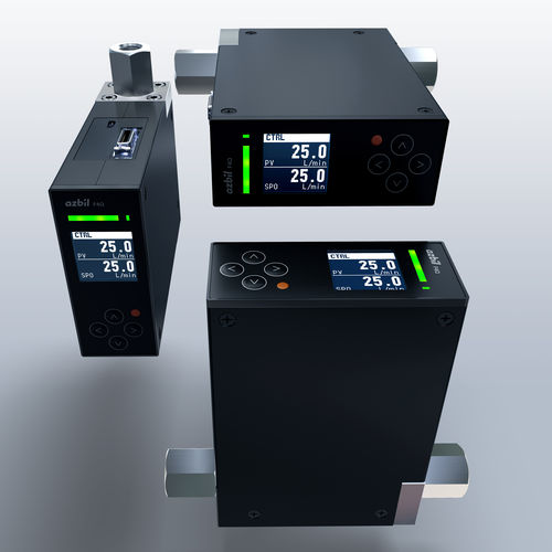 Regulador de caudal másico térmico - F4Q - Azbil Europe NV - para gas / para nitrógeno / para aire