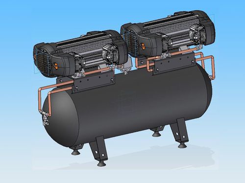 Compresor alternativo - TANK 100 S8 - ALCONAIR - de aire / eléctrico / estacionario