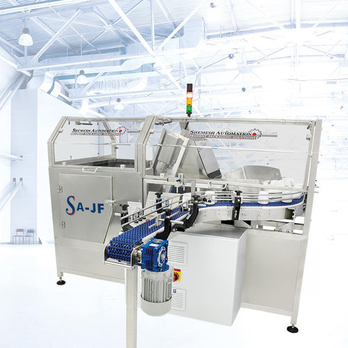 Posicionador de botes para la industria cosmética - SA-JF - Shemesh Automation Ltd - para la industria agroalimentaria / para la industria farmacéutica
