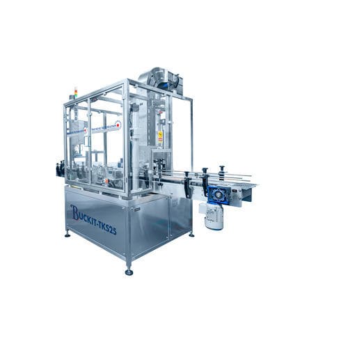 Máquina de llenado para cubos - SAS-J BuckIt TSK 25 - Shemesh Automation Ltd - para toallitas húmedas / vertical / de alta velocidad