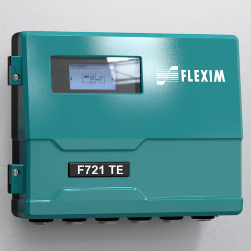 Caudalímetro por ultrasonidos - FLUXUS F721TE - EMERSON - FLEXIM - volumétrico / para gas / clamp-on