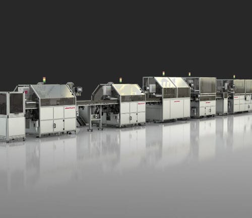 Línea de producción automática - Eberhard AG Automations- und Montagetechnik - modular