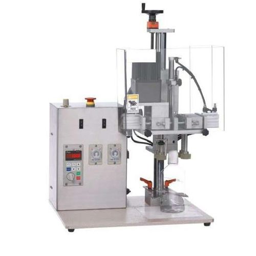 Tapadora-enroscadora neumática - CW - Enfound enterprise co.,ltd - semiautomática / para botellas / para productos cosméticos