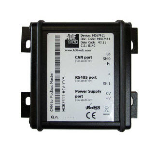 Convertidor Ethernet/IP - HD674-A004-4 series - ADFweb.com - Modbus