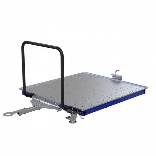 Carro de transporte - Q-100-0074  - FlexQube - de metal / con suelo rebajado / con paleta