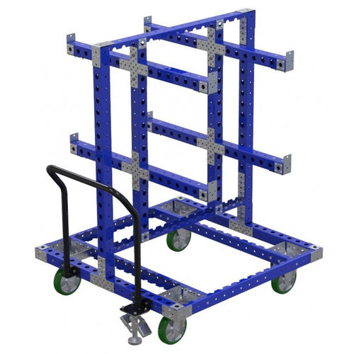 Carro de manipulación - Q-100-0365  - FlexQube - de metal / con ruedas giratorias