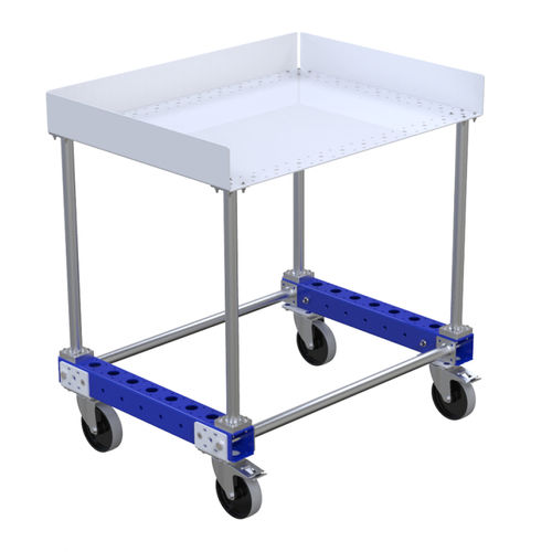 Carro puesto de trabajo - Q-100-0917  - FlexQube - de metal / con ruedas giratorias