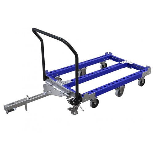 Carro de manipulación - Q-007-3074  - FlexQube - de metal / porta-cubetas / de seis ruedas