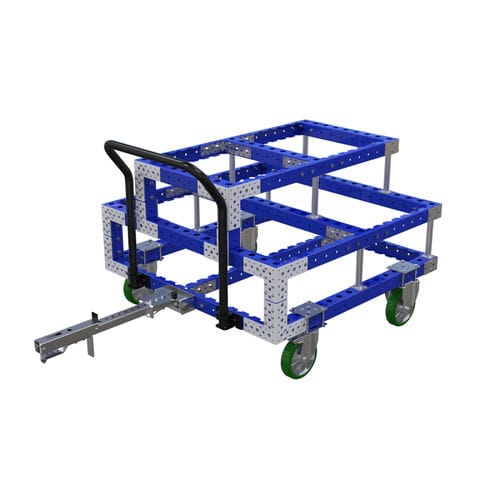 Carro de manipulación - Q-100-0204  - FlexQube - de metal / para cargas pesadas
