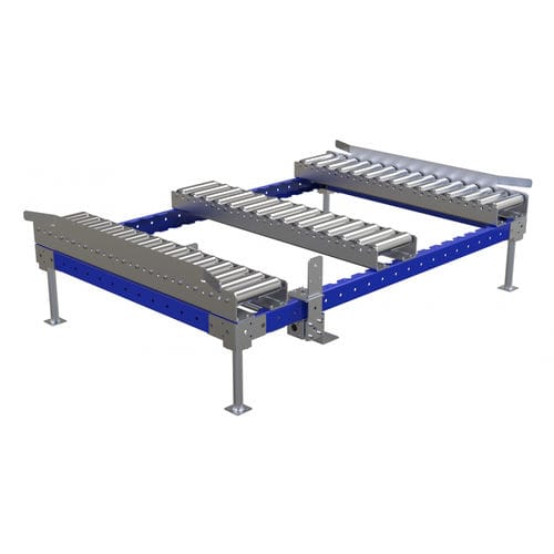 Transportador de rodillos - Q-100-0844  - FlexQube - horizontal / de manipulación / modular