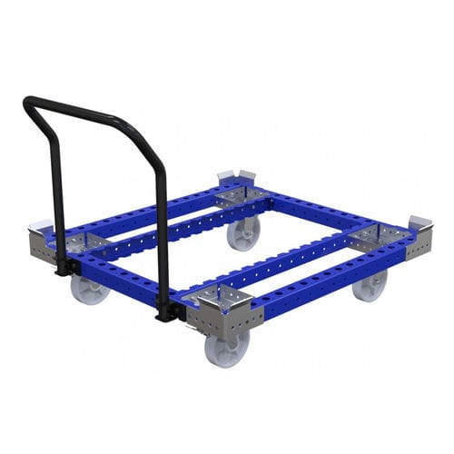 Carro de manipulación - Q-100-0898  - FlexQube - de metal / con paleta / con ruedas giratorias