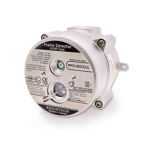 Detector de llama IR - RFD-2000X - REZONTECH - UV / 4-20 mA / con salida de relé