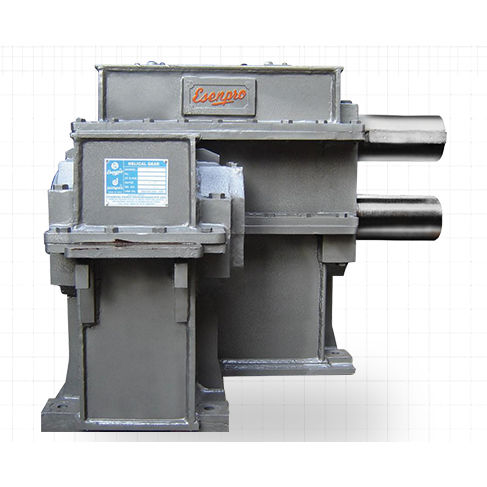 Reductor caja de piñones - Esenpro Power Transmission Pvt. Ltd. - de engranaje helicoidal / de ejes paralelos / 1 - 2 kNm