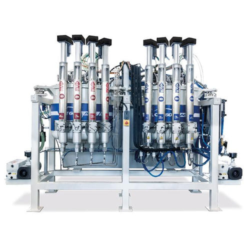 Unidad de mezcla y de dosificación de resinas - CV600 ASE - Demak S.r.l. - con bomba a pistón / con bomba de engranajes / para la industria electrónica