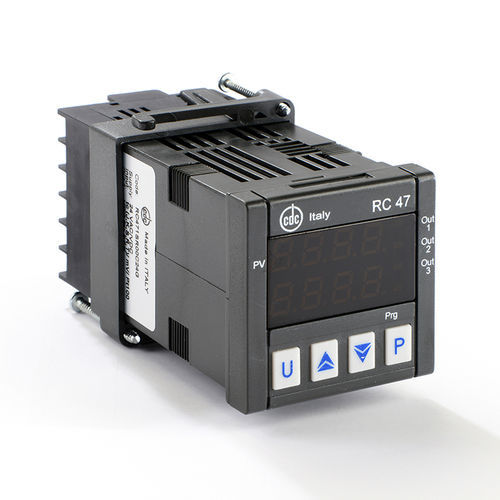 Controlador de temperatura digital - RC47 - ELETTROMECCANICA CDC s.r.l. - con pantalla LED / con doble display / PID