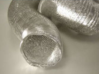 Conducto de aire flexible - ALUDEC AA3 - F.C.R. SPA - de poliéster / de aluminio / espiralado