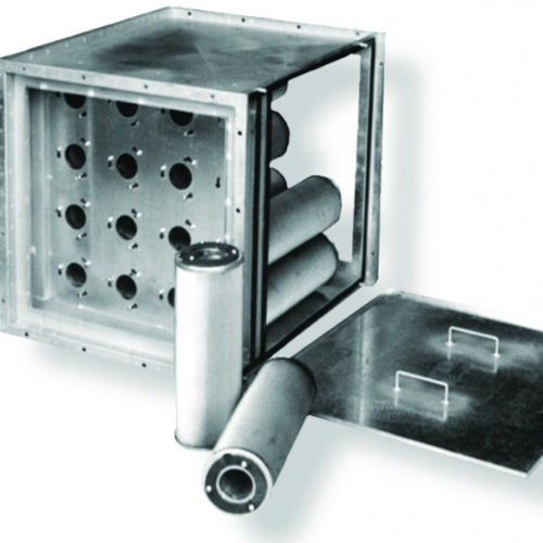 Conducto de aire rígido - UNI-BOX - F.C.R. SPA - de acero galvanizado / de acero inoxidable / sintético