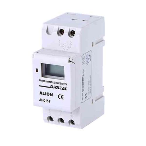 Interruptor horario digital - AHC15T - Wenzhou ALION electronics Co.,Ltd - en riel DIN