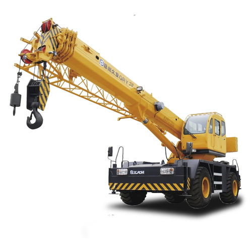Grúa móvil - RT20 - XUZHOU JIUFA CONSTRUCTION MACHINERY CO.,LTD - de mástil / telescópica / para terreno difícil