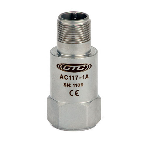 Acelerómetro 1 eje - AC11 series - Connection Technology Center Inc. - piezoeléctrico / de uso general