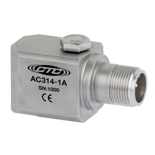 Acelerómetro 1 eje - AC314 - Connection Technology Center Inc. - piezoeléctrico
