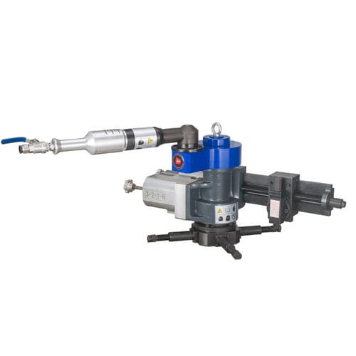 Refrentadora de bridas neumática - YI series - Aotai Machine Manufacturing Co., Ltd - con fijación interna / hidráulica
