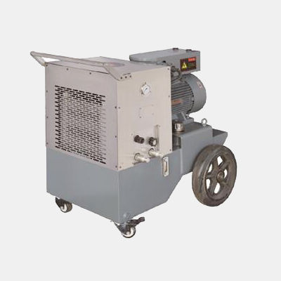 Grupo hidráulico con motor eléctrico - YYZ-EX-25E - Aotai Machine Manufacturing Co., Ltd - sobre ruedas