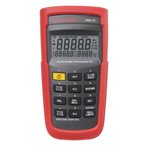 Termómetro de sonda - TMD-53 - BEHA AMPROBE - min/max / °C / K