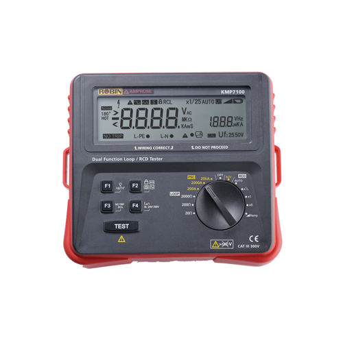 Comprobador de corriente residual - KMP7100 - BEHA AMPROBE - de impedancia de bucle / de instalación / compacto