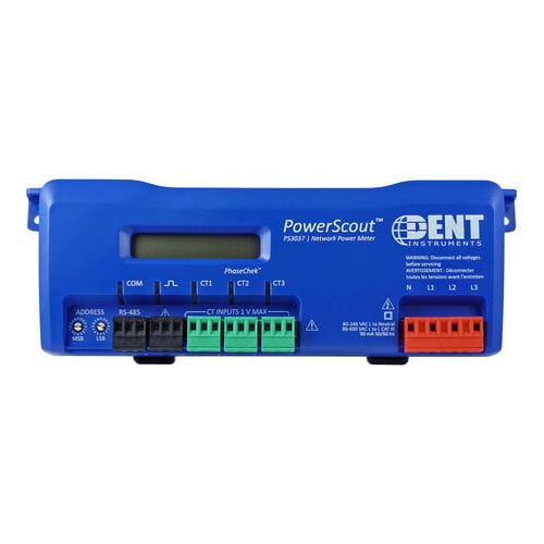 Dispositivo de medición de potencia frecuencímetro - PowerScout 3037 - DENT INSTRUMENTS - multímetro / digital / en riel DIN