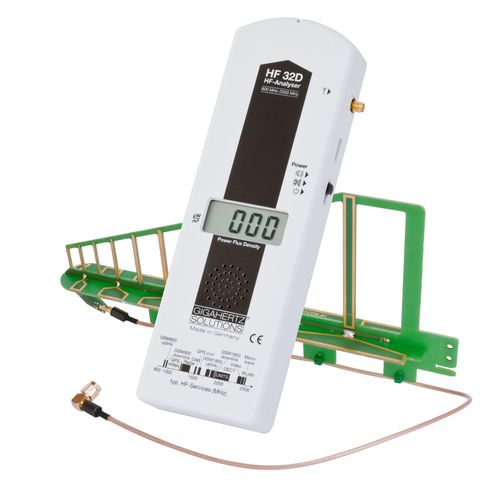 Aparato de medición de campo electromagnético - HF32D - GIGAHERTZ SOLUTIONS - digital / portátil / alta frecuencia