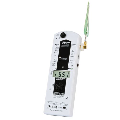 Aparato de medición de campo electromagnético - HFW59D - GIGAHERTZ SOLUTIONS - digital / de control / portátil