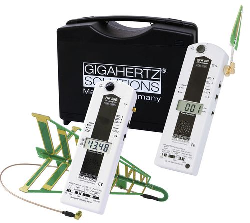 Aparato de medición de campo electromagnético - HF38B-W - GIGAHERTZ SOLUTIONS - digital / para aplicaciones médicas / portátil