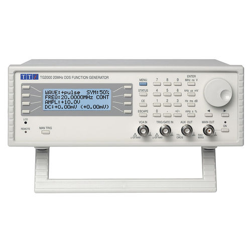 Generador de funciones - TG2000 - TTI - vía USB / con modo de barrido de síntesis directa de frecuencia / con modo de barrido