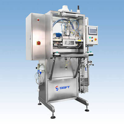 Llenadora de bag in box - ASP100S - Xi’an Shibo fluid technology co., Ltd (SBFT) - semiautomática / para zumo de frutas / para leche