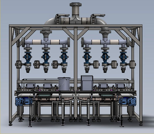 Máquina de llenado automática - GD Process Design, LLC - de cubos / de cajas / para productos a granel