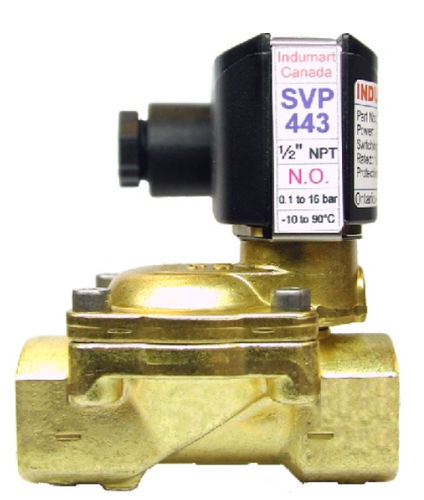 Electroválvula de control asistido - SVPxxx, SVFxxx series - Indumart - de 2 vías / NC / NA