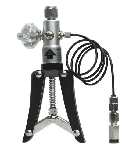Bomba de calibración hidráulica - HCA series - Indumart - neumática / manual / para la generación de presión
