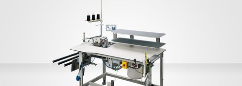 Máquina de coser punto de cantonera - 1200 - Dürkopp Adler AG - de 1 aguja / de 1 hilo / de tejidos