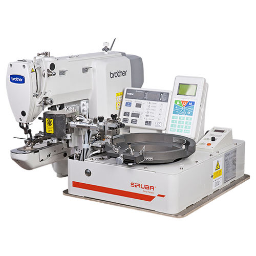 Máquina de coser punto de recubrimiento inferior - ABF100  series - Siruba Latin America, Inc - de 1 aguja / de 1 hilo / para botones